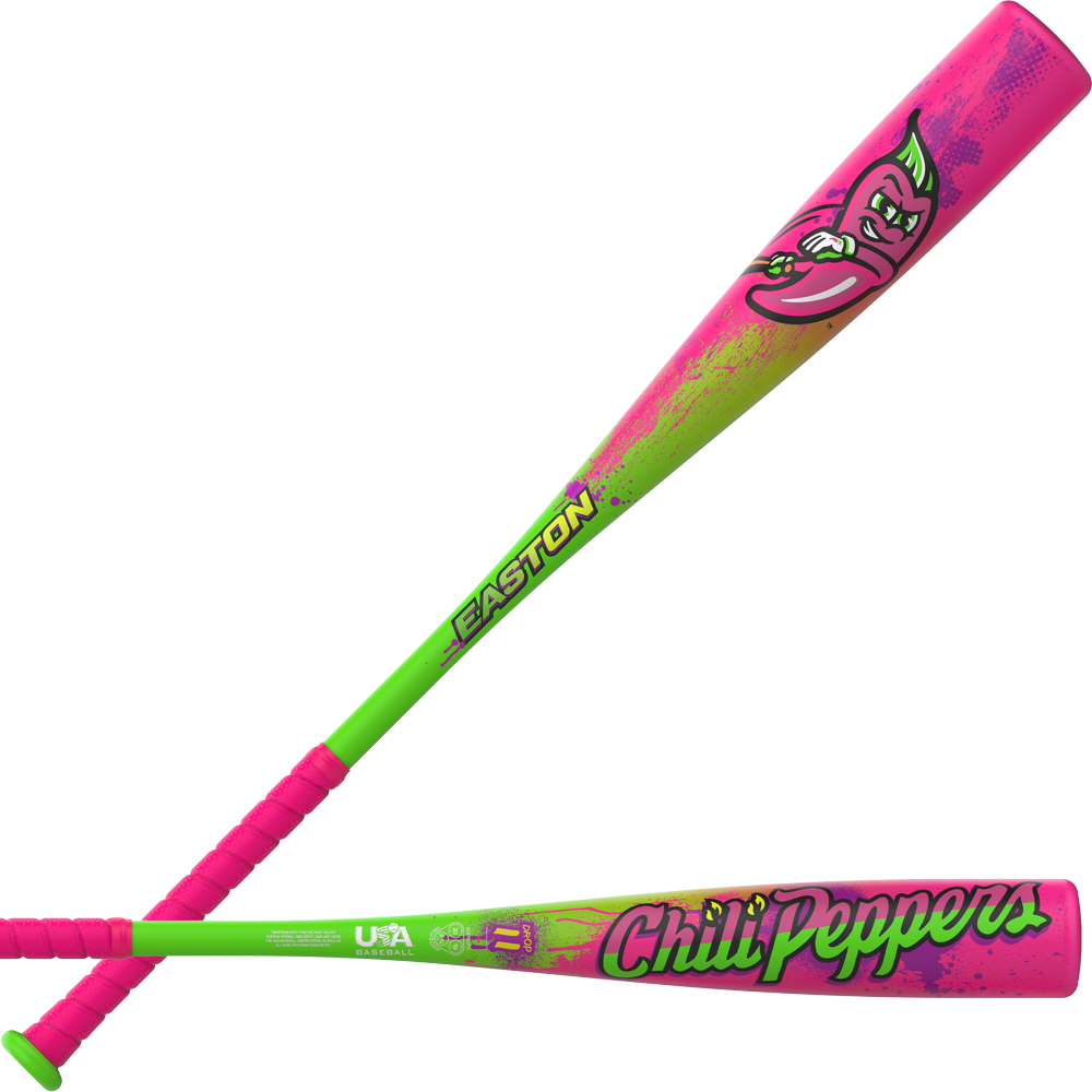 2027 Easton Cosmic Chili Peppers (-11) 2 5/8" USA Baseball Bat: EUS7CCP11