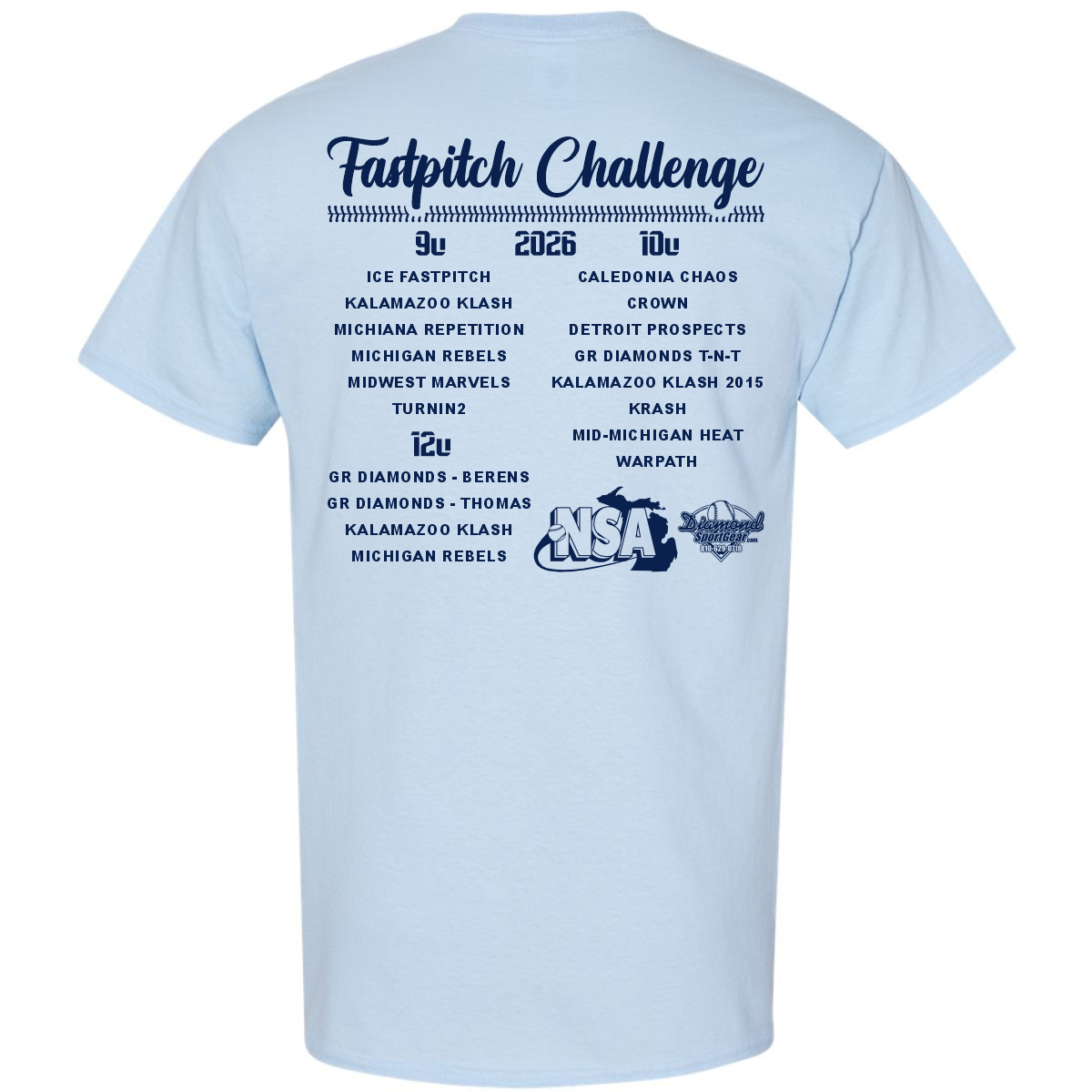 2026 NSA Fastpitch Challenge Fastpitch Tournament Shirt