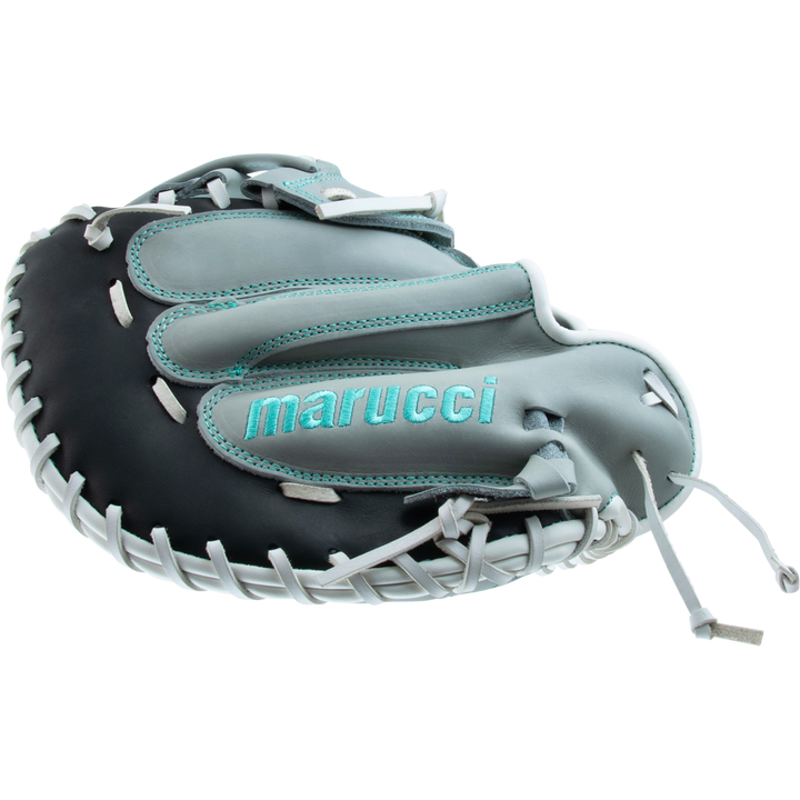 A Marucci Palmetto 240C2 34" Fastpitch Catcher's Mitt (MFG3PL240C2FP-GY) from Marucci is shown on a clean white background.