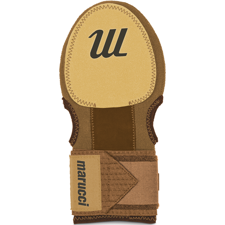 A close-up of the Marucci Sliding Mitt: MPSLDMITT, a glove by Marucci designed for hand protection, featuring compression-fit neoprene for a secure fit.