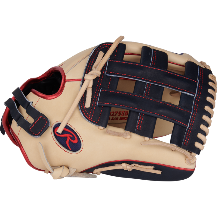 The Rawlings Heart of the Hide 12.75" Fastpitch Glove (PRO1275SB-6CN) is displayed on a white background.