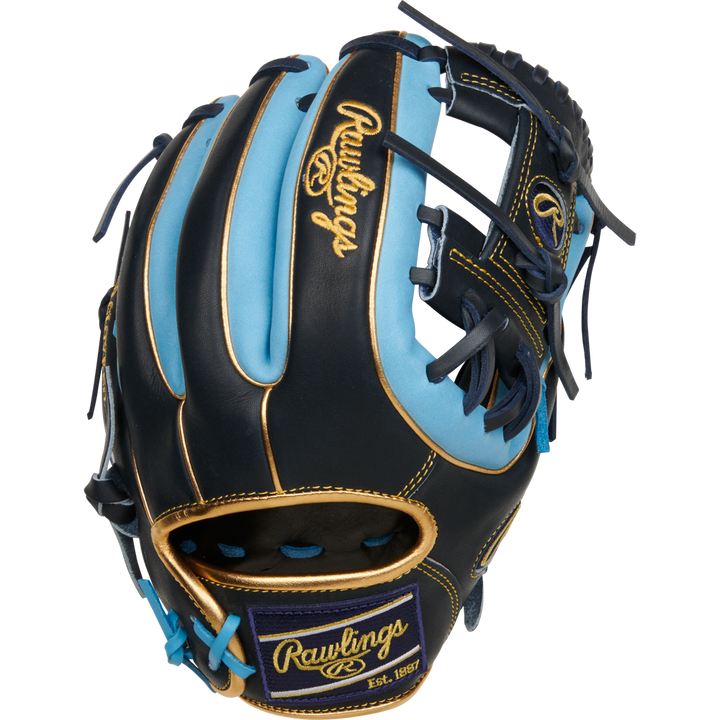 The Rawlings Heart of the Hide 11.5" R2G Baseball Glove (RPROR314-2NCB) features a classic Rawlings logo, premium craftsmanship, and advanced R2G technology for top performance.