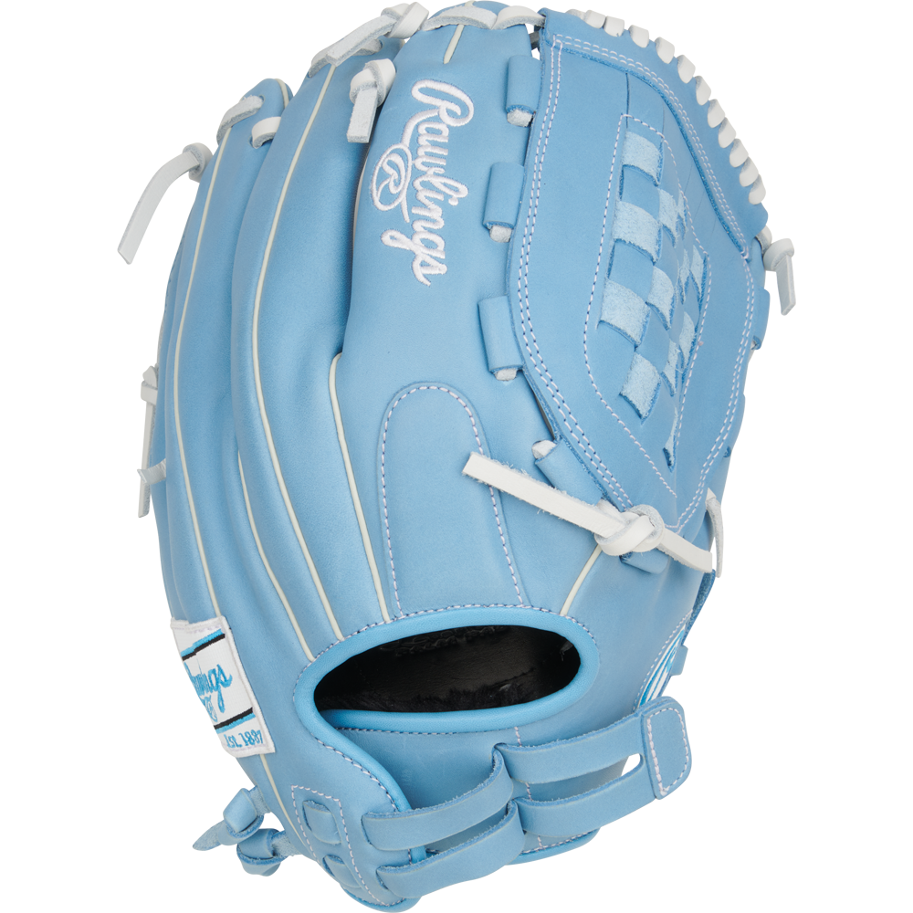 The Rawlings R9 12.5" Fastpitch Glove (R9SB125-3CB) features full-grain leather construction and delivers dependable performance as a versatile utility glove.