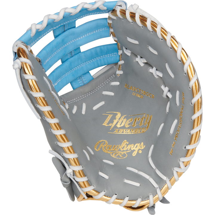 The Rawlings Liberty Advanced Color Sync 13" Fastpitch First Base Mitt (RLADCTSBGCB) offers great style and performance, making it perfect for players who want a top-tier glove.