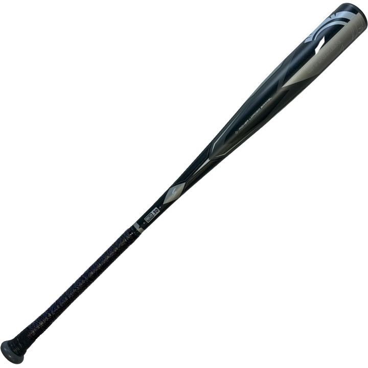 The Stinger Sports 2022 Guardian (-3) BBCOR Baseball Bat (GUARDB) features a balanced swing weight, textured grip, and a black and silver aluminum design, shown on a white background.