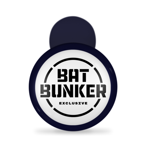 A round pop socket with a dark border and "BAT BUNKER EXCLUSIVE" in bold on white, perfect for fans or collectors of the Marucci Detroit Tigers Mini MLB Souvenir Bat (MMLBMMDET). Brand: Marucci.