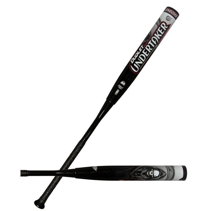 The 2025 Dudley Undertaker 12" Endloaded NSA USSSA Slowpitch Softball Bat (UNDERE) delivers powerful, endloaded swings and is approved by USSSA and NSA.
