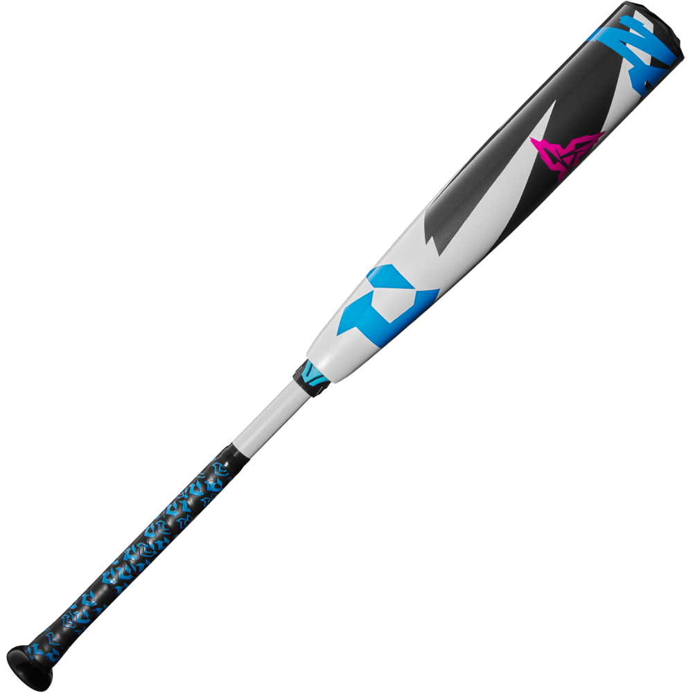 The 2025 DeMarini ZEN (-10) 2 3/4" USSSA Baseball Bat (USED) features Dark Matter Composite for enhanced performance and showcases the sleek DeMarini Zen design.