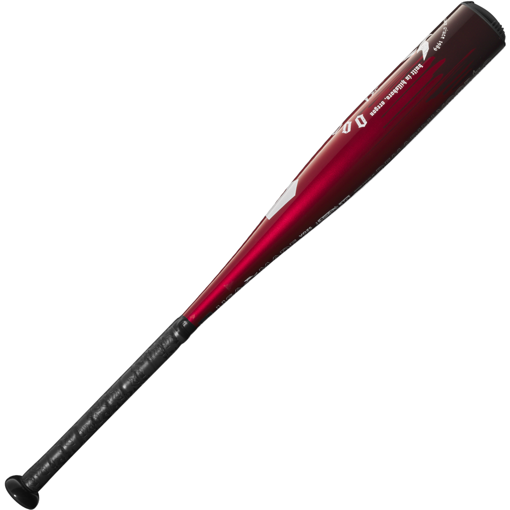 A close-up of the DeMarini 2025 Voodoo One (-10) 2 3/4" USSSA Baseball Bat: WBD2538010 (DEMO), highlighting its precision-engineered X14 Alloy Barrel.
