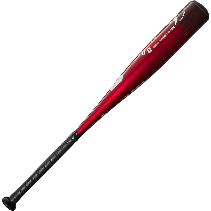 A close-up of the DeMarini 2025 Voodoo One (-10) 2 3/4" USSSA Baseball Bat: WBD2538010 (DEMO), highlighting its precision-engineered X14 Alloy Barrel.