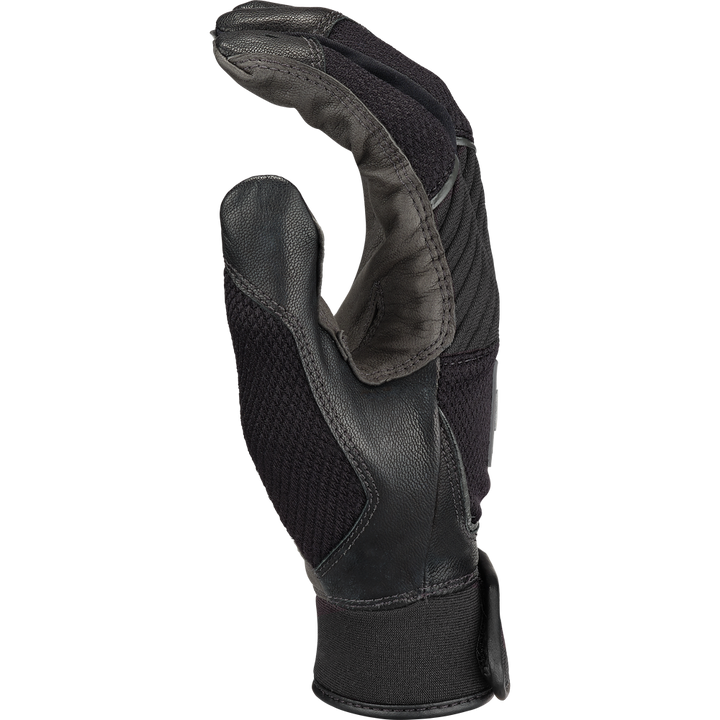 The Rawlings Workhorse OKC Women's Batting Gloves (WHOKCFPBG) feature a black Oiltac Leather Palm for superior grip and durability, inspired by Rawlings’ renowned fastpitch softball glove design.