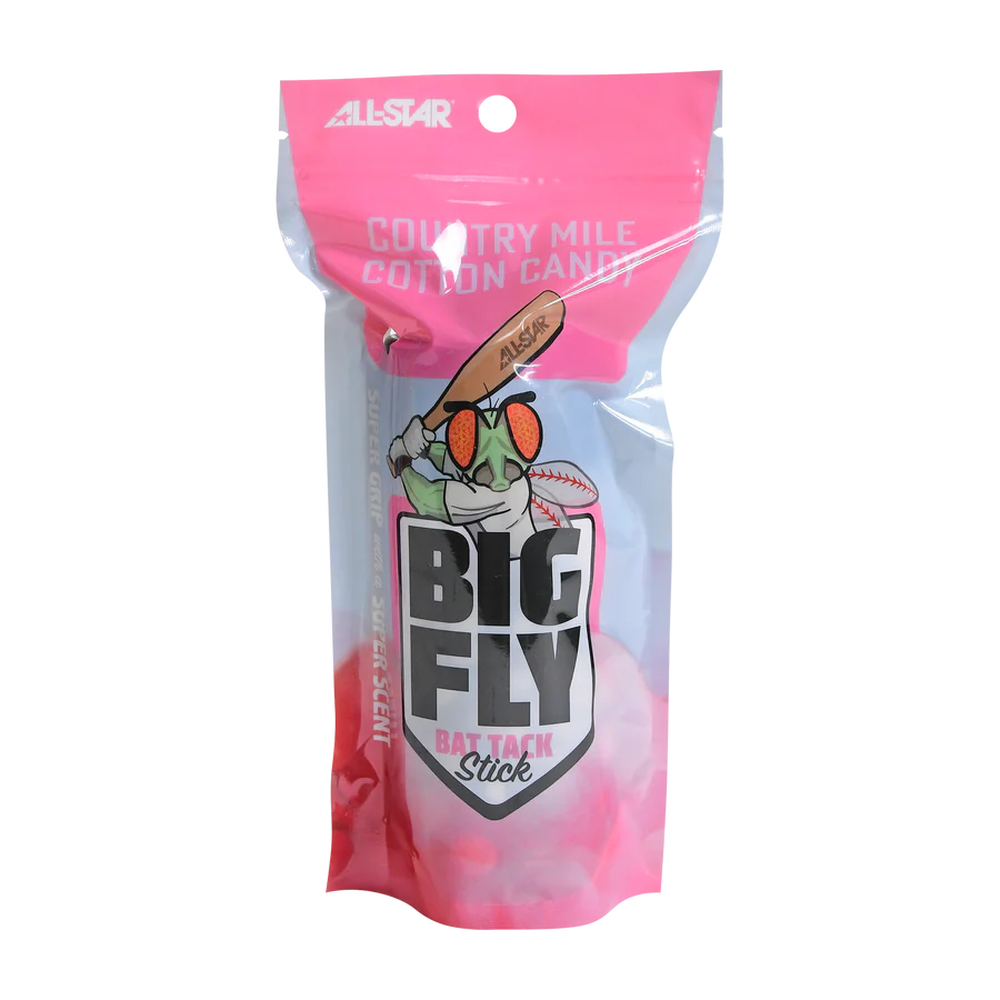 The All Star Big Fly Bat Tack Stick (BFST1) offers superior bat grip and features bold BIG FLY BAT TACK STICK text on the front—perfect for fans who want All Star performance and style.