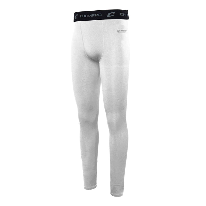 Champro Sports Champro Cold Weather Compression Pants (CWCS2) are white pants made from heavyweight brushed fabric for extra warmth and comfort.
