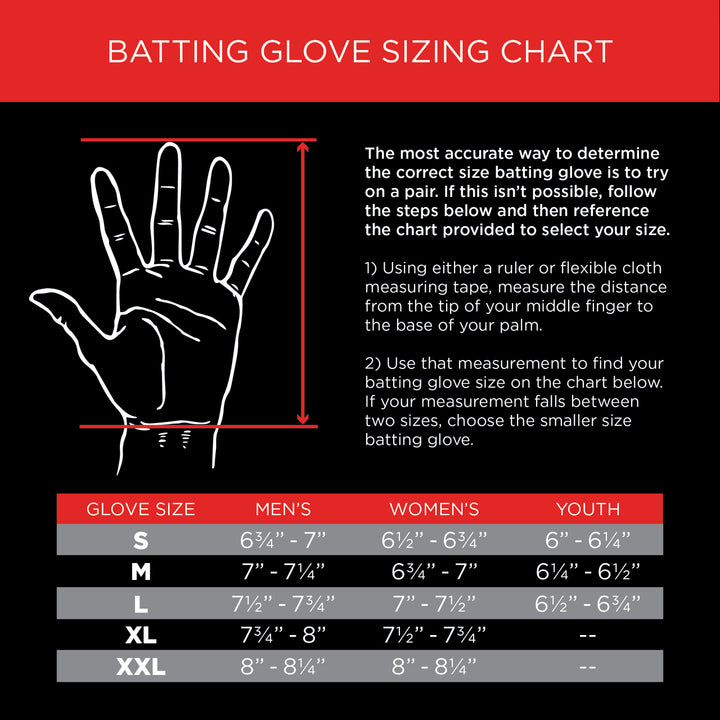 Marucci Blacksmith Adult Batting Gloves: MBGBKSMFW