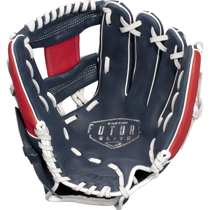 An Easton Future Elite 11" Baseball Glove (FE11-NYRD) is displayed on a white background.