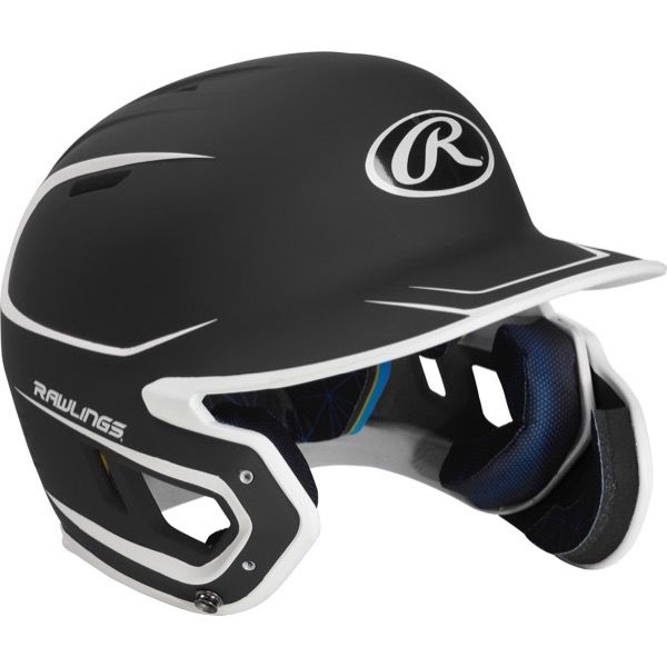 Rawlings Mach Two Tone Matte Batting Helmet with EXT Flap (Right Handed Batter): MACHEXTR