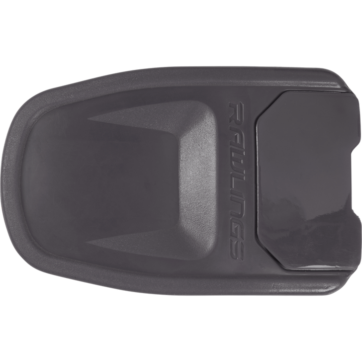 Pair your Rawlings R16 Reverse Batting Helmet Extension (Jaw Guard) with a stylish black Rawlings umpire ball bag holder, featuring an embossed logo and contoured design for a professional look.