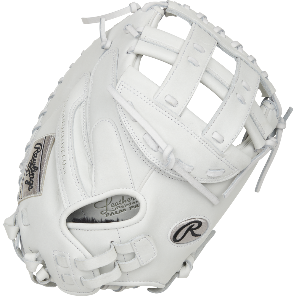 A Rawlings Liberty Advanced 34" Fastpitch Catcher's Mitt (RLACM34W).