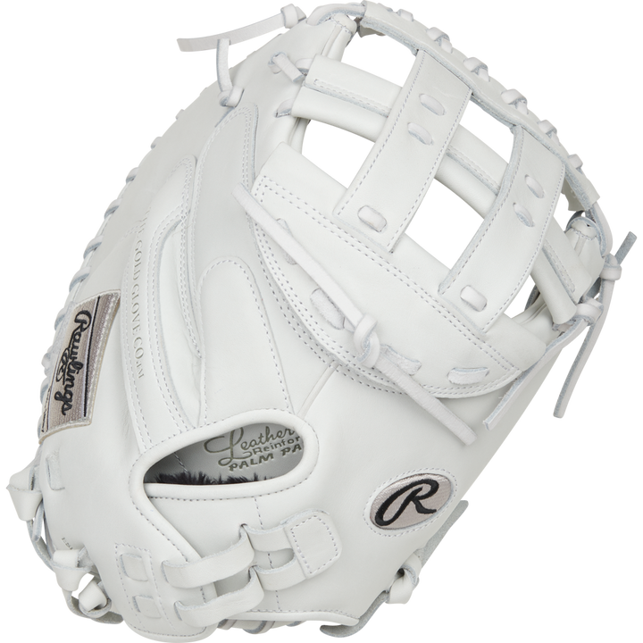 A Rawlings Liberty Advanced 34" Fastpitch Catcher's Mitt (RLACM34W).