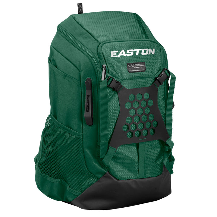 The Easton Walk Off NX Backpack (A159059) by Easton is a green mesh-design equipment bag, ideal for carrying your gear.