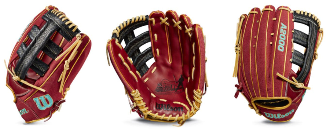 David Peralta Game Model Custom A2000 12.75" Baseball Glove - April 2021