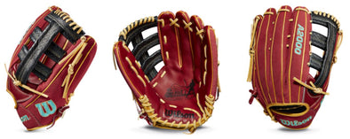 David Peralta Game Model Custom A2000 12.75" Baseball Glove - April 2021