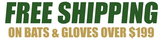 Score Free Shipping on Bats and Gloves Over $199