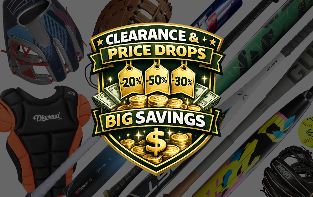 Up to 90% Off Baseball & Softball Gear — Shop the Biggest Price Drops of the Season!