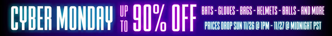 Cyber Monday sale banner: Up to 90% off on bags, clothes, shoes, sneakers, deals, and more. Prices drop Sun 11/26 at 8 PM to Mon 11/27 at midnight PST. Neon blue and purple background.