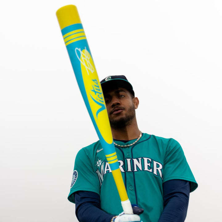 2025 Victus Vibe Pro-Crayon Julio Rodriguez (-10) 2 5/8" USA Baseball Bat: VSBVIB10CU-JR