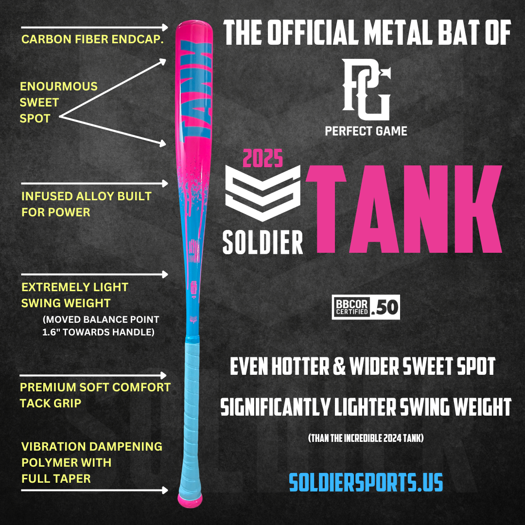 2025 Soldier Tank (-3) BBCOR Baseball Bat: BB-1-25-CHG