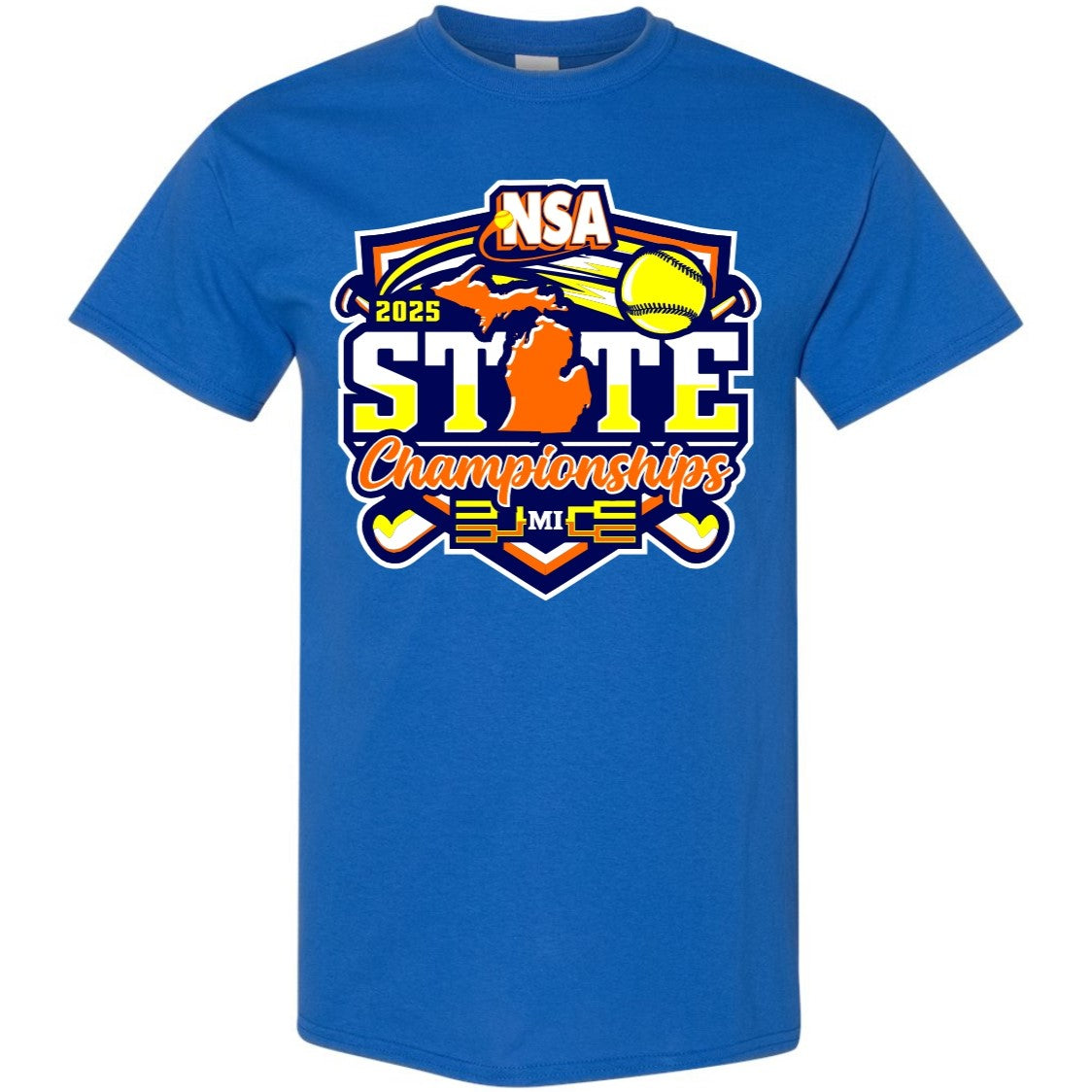 2025 NSA Michigan State Championships Fastpitch Tournament Shirt