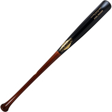 The Old Hickory 28NA Steel Pressed Maple Wood Bat features a dark handle, black barrel, and gold branding near the end, delivering top performance.
