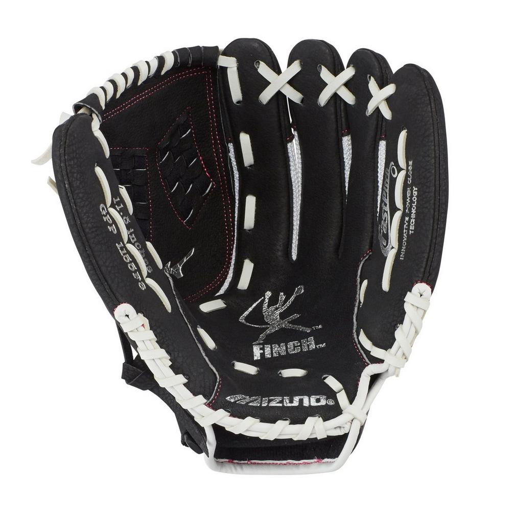 The Mizuno Prospect Finch 11.5" Fastpitch Glove (GPP1155F3) is an ideal choice for young softball players seeking a reliable, high-quality Mizuno glove.