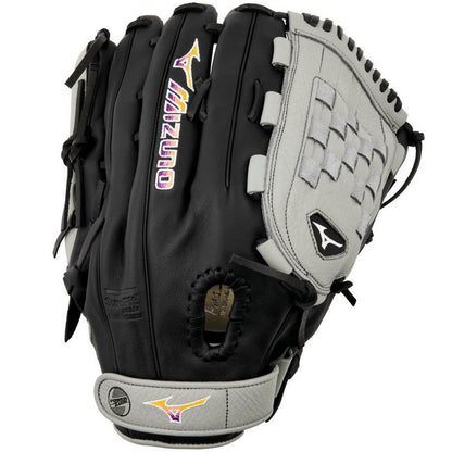 The Mizuno Franchise 13" Fastpitch Glove: GFN1300F5 (313248) is a full-grain leather softball glove on a white background, ideal for aspiring female athletes.