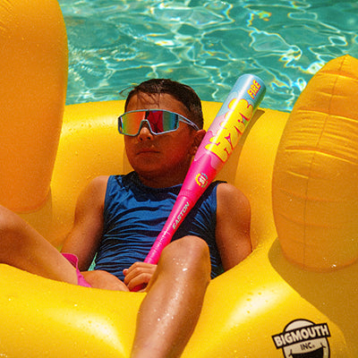 2025 Easton Hype Fire Pool Party (-10) 2 3/4" USSSA Baseball Bat: EUT6HPP10