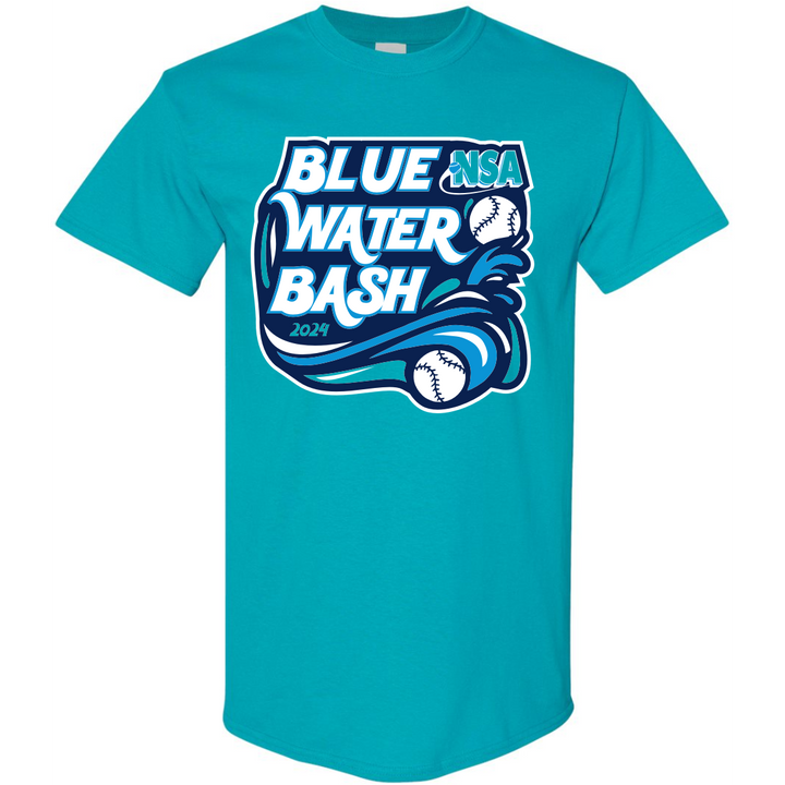 2024 NSA Blue Water Bash Fastpitch Tournament T-Shirt