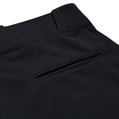 Close-up of the waistband and back pocket of Champro Sports Triple Crown 2.0 Tapered Baseball Pants (BP64Y), showcasing sturdy belt loops and a single welt pocket.