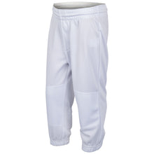 The Champro Youth Cycle Pull Up Baseball Pants (BPPU1) by Champro Sports feature an elastic waistband and ankle cuffs, made from lightweight, abrasion-resistant fabric for comfort and durability. Shown on a plain white background.