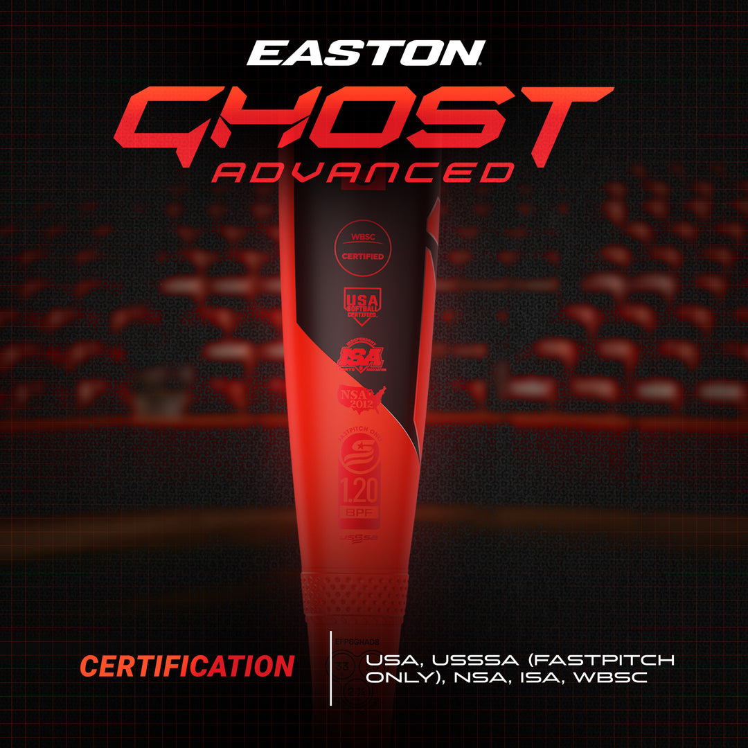 2026 Easton Ghost Advanced (-10) Fastpitch Softball Bat: EFP6GHAD10