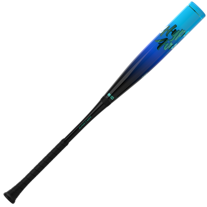A blue and black Easton Hype Fire (-3) BBCOR composite baseball bat (model EBB7HYP3) with a black grip and “Hype ARV” printed on the barrel in stylized green font, featuring a TCT Barrel design, set against a white background.