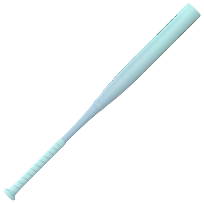 The 2027 Easton Ghost OG (-11) Fastpitch Softball Bat (EFP7GHOG11) in light blue features a textured grip handle and advanced Double Barrel design, shown against a plain white background.