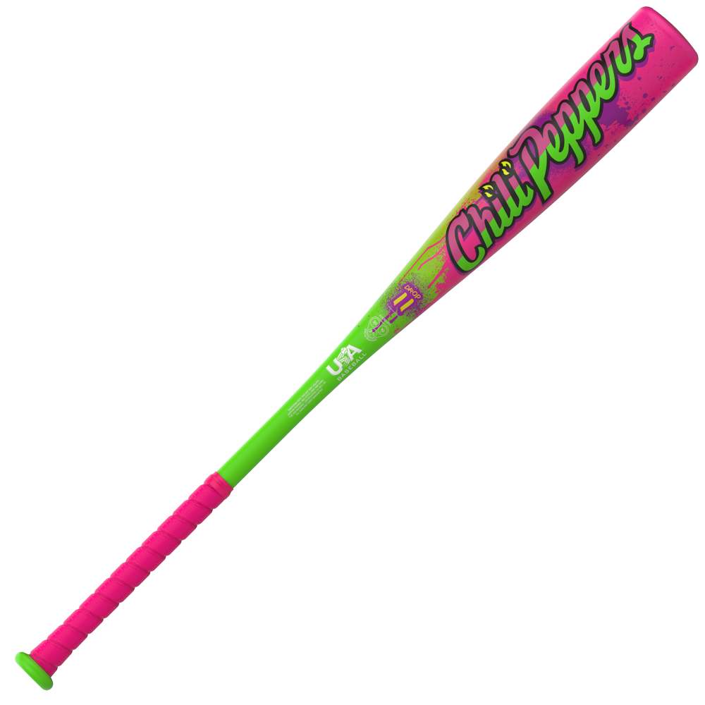 2027 Easton Cosmic Chili Peppers (-8) 2 5/8" USA Baseball Bat: EUS7CCP8
