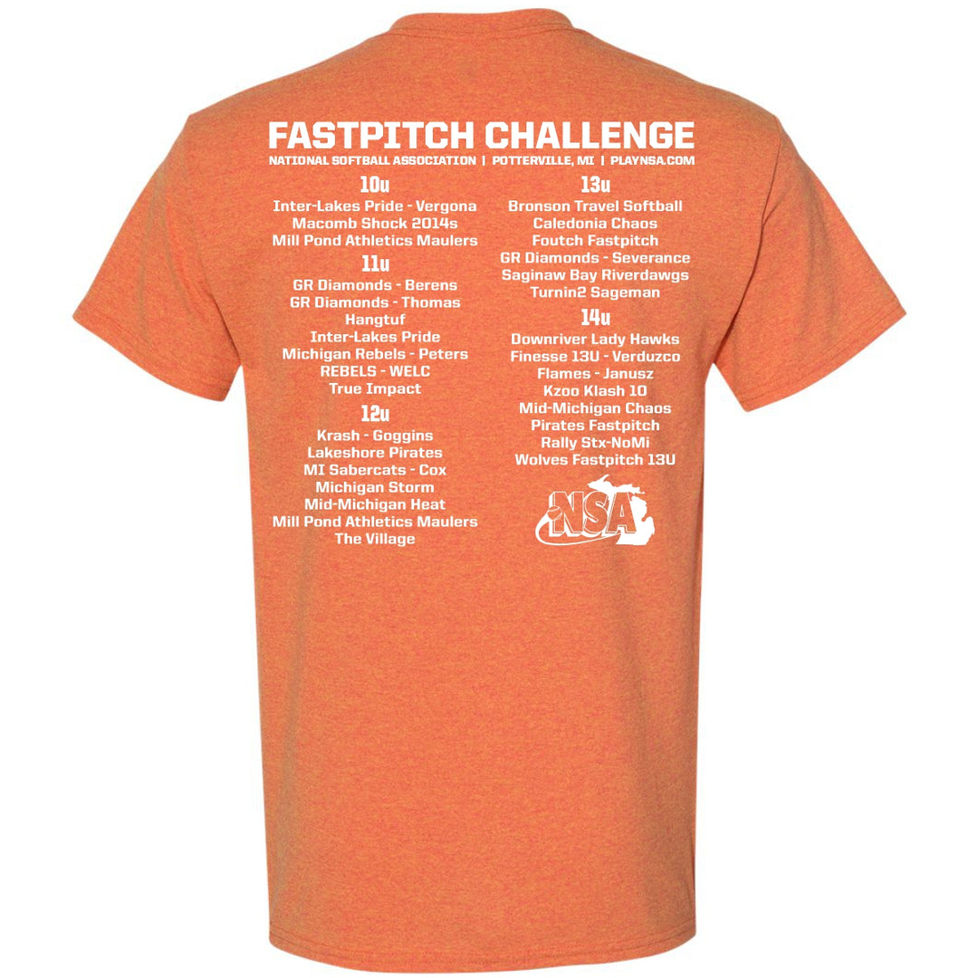 2025 NSA Fastpitch Challenge Fastpitch Tournament T-Shirt