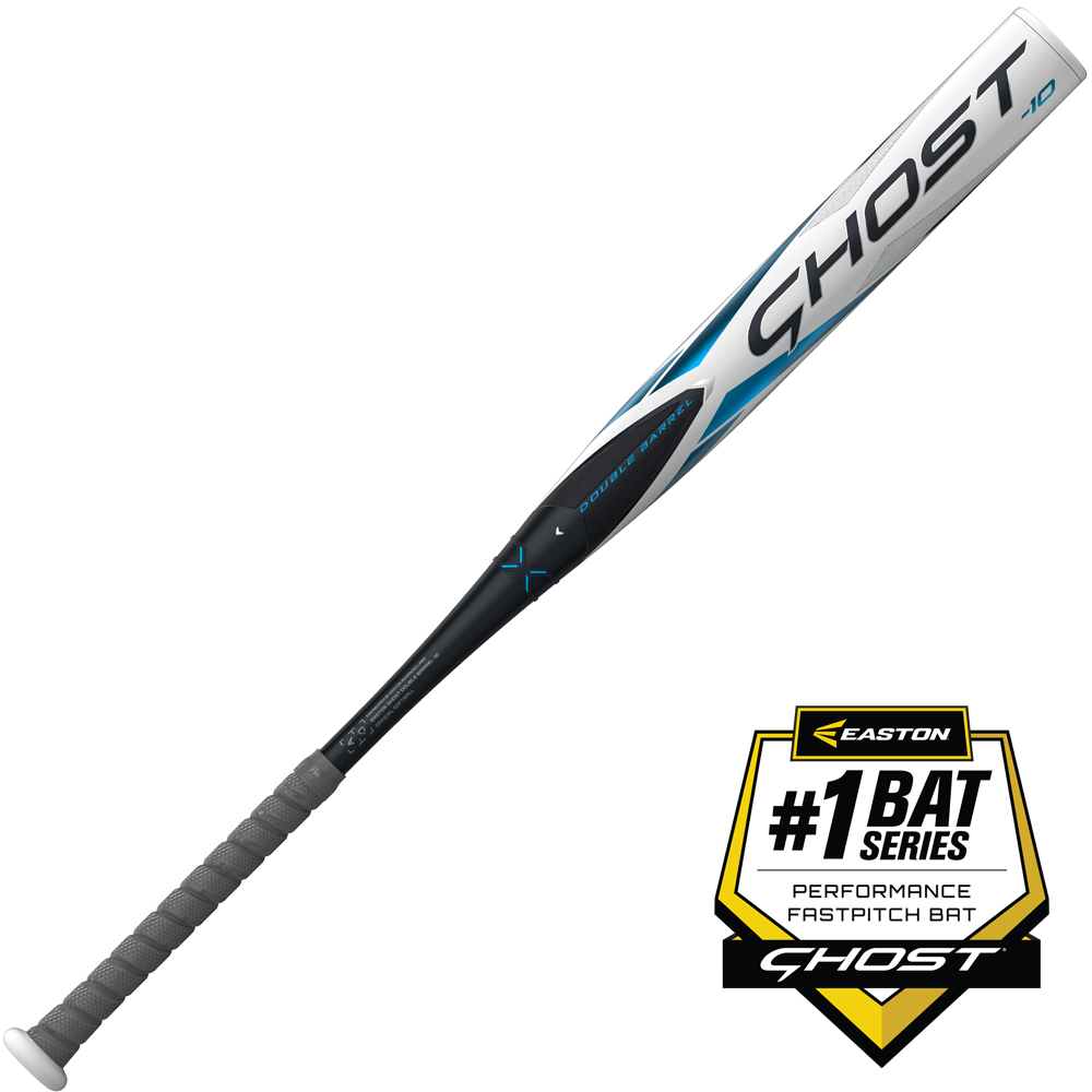 2023 Easton Ghost (-10) Double Barrel Fastpitch Softball Bat: FP23GH10