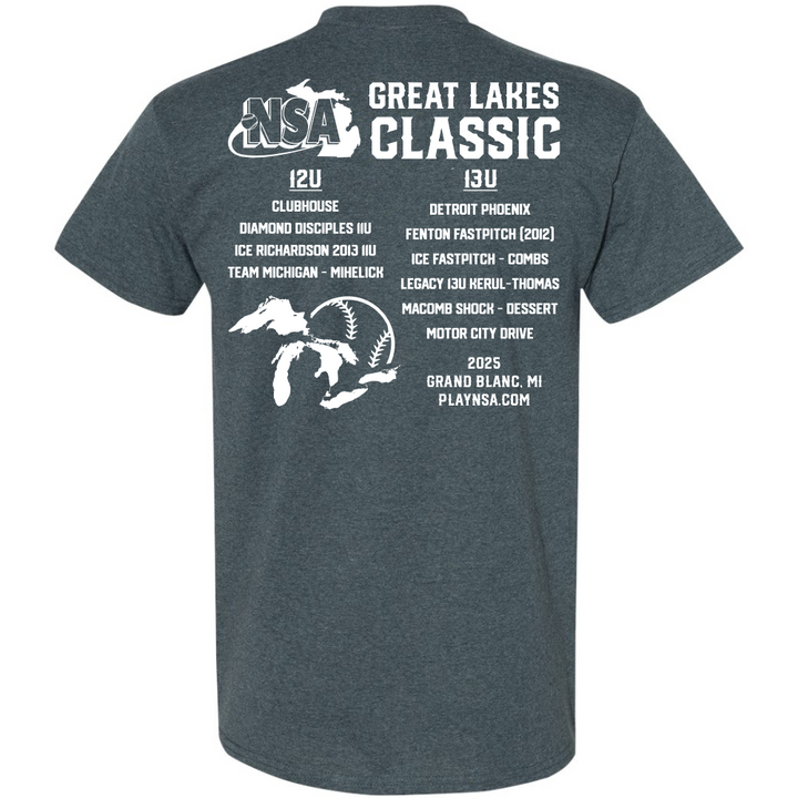 2025 NSA Great Lakes Classic Fastpitch Tournament T-Shirt