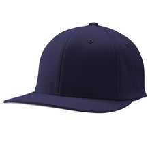 The Champro Flex Fit Umpire Hat: HC2 by Champro Sports is a pro-style, dark blue cap with a flat brim and visible stitching, shown against a white background.