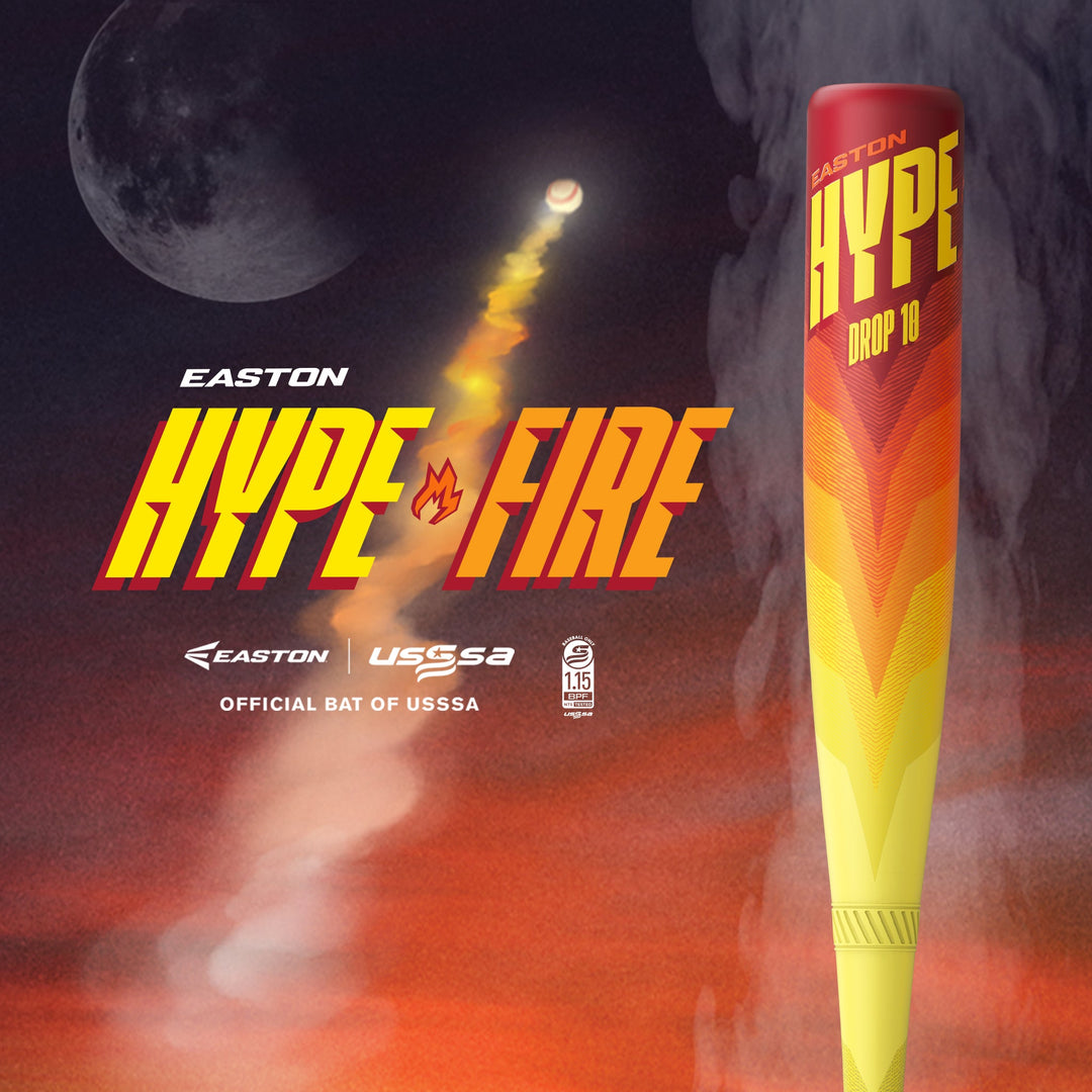 2024 Easton Hype Fire (-8) 2 3/4" USSSA Baseball Bat: EUT4HYP8