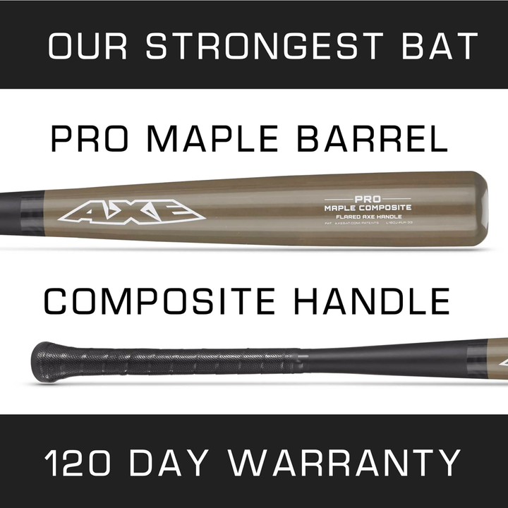 AXE Pro Maple Composite Wood Baseball Bat: L180J-FLR
