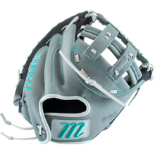The Marucci Palmetto 240C2 34" Fastpitch Catcher's Mitt (MFG3PL240C2FP-GY) by Marucci is shown against a white background.